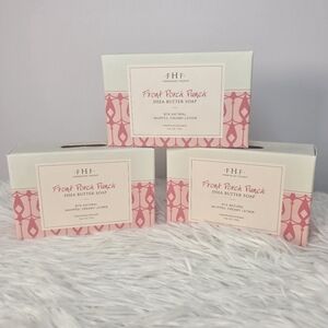 FHF Front Porch Punch Shea Butter Soap - Pink and Cream